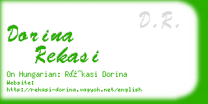 dorina rekasi business card